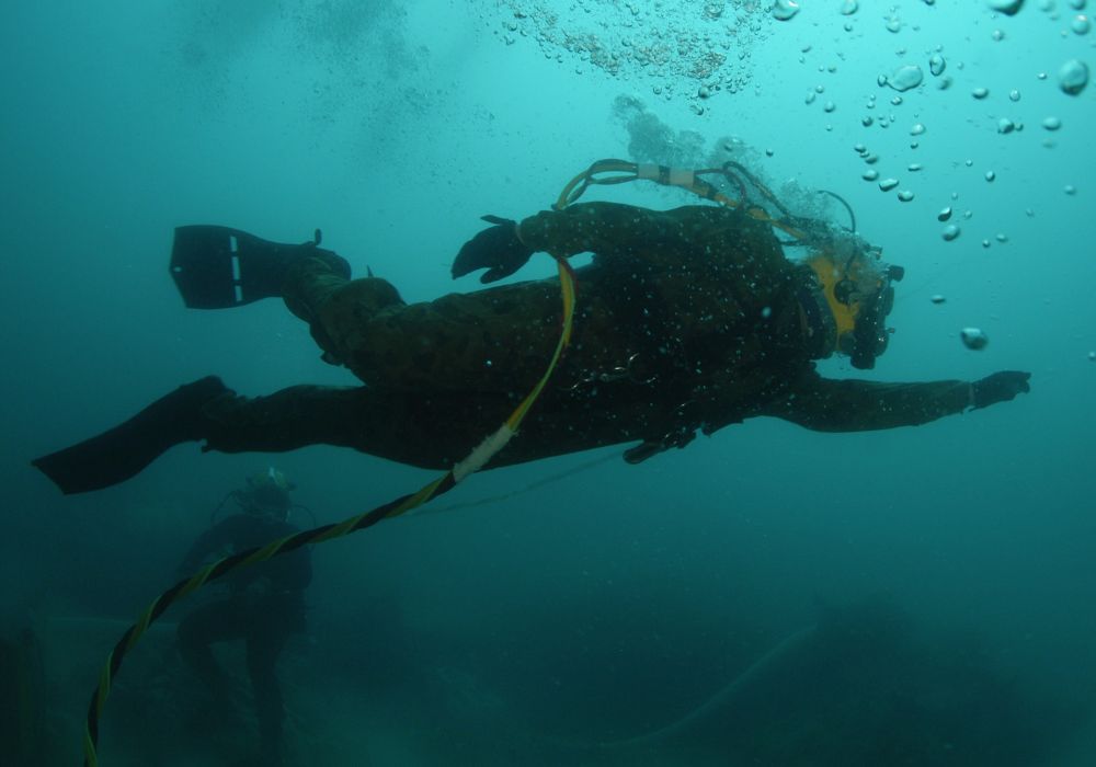 Scaphandrier Travaux sous-marins IBAIA